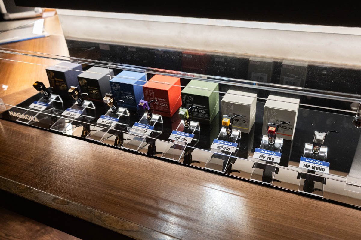 レコード針の日に展示されたナガオカのMPカートリッジ